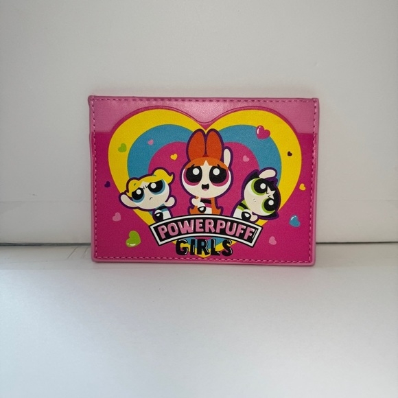 Pink and Yellow Powerpuff Girls Flat wallet - Picture 1 of 7